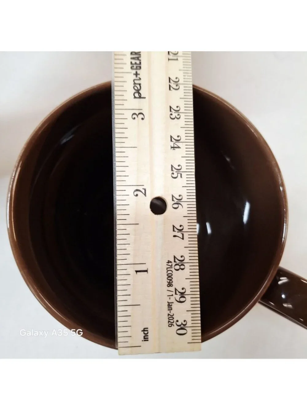 Starbucks Brown Embossed 16 Oz Mug By Design House Stockholm 2009 Edition Microw